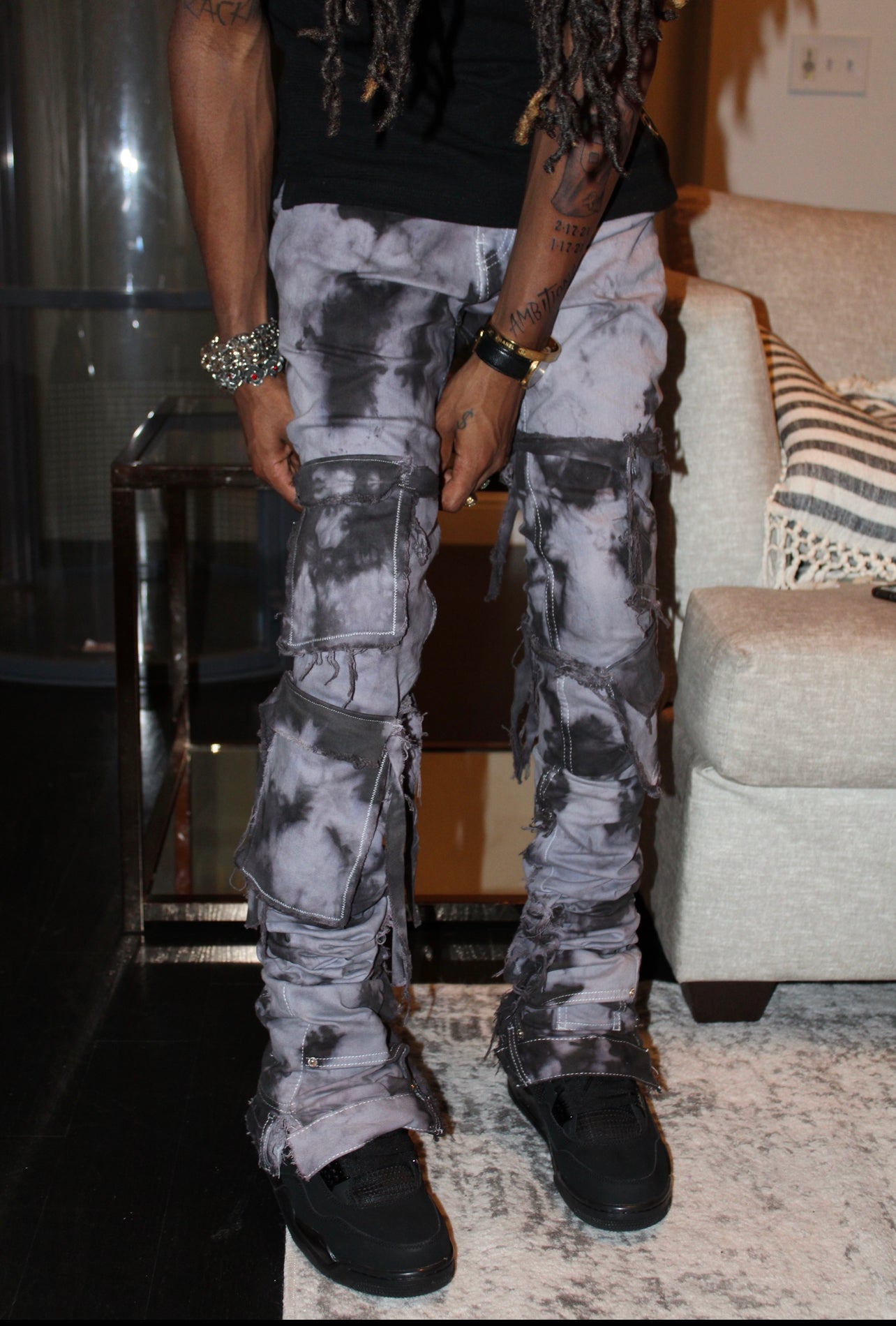DETACHABLE XAGGERATED DENIMS