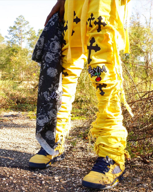 RARE LEMON XAGGERATED DENIMS