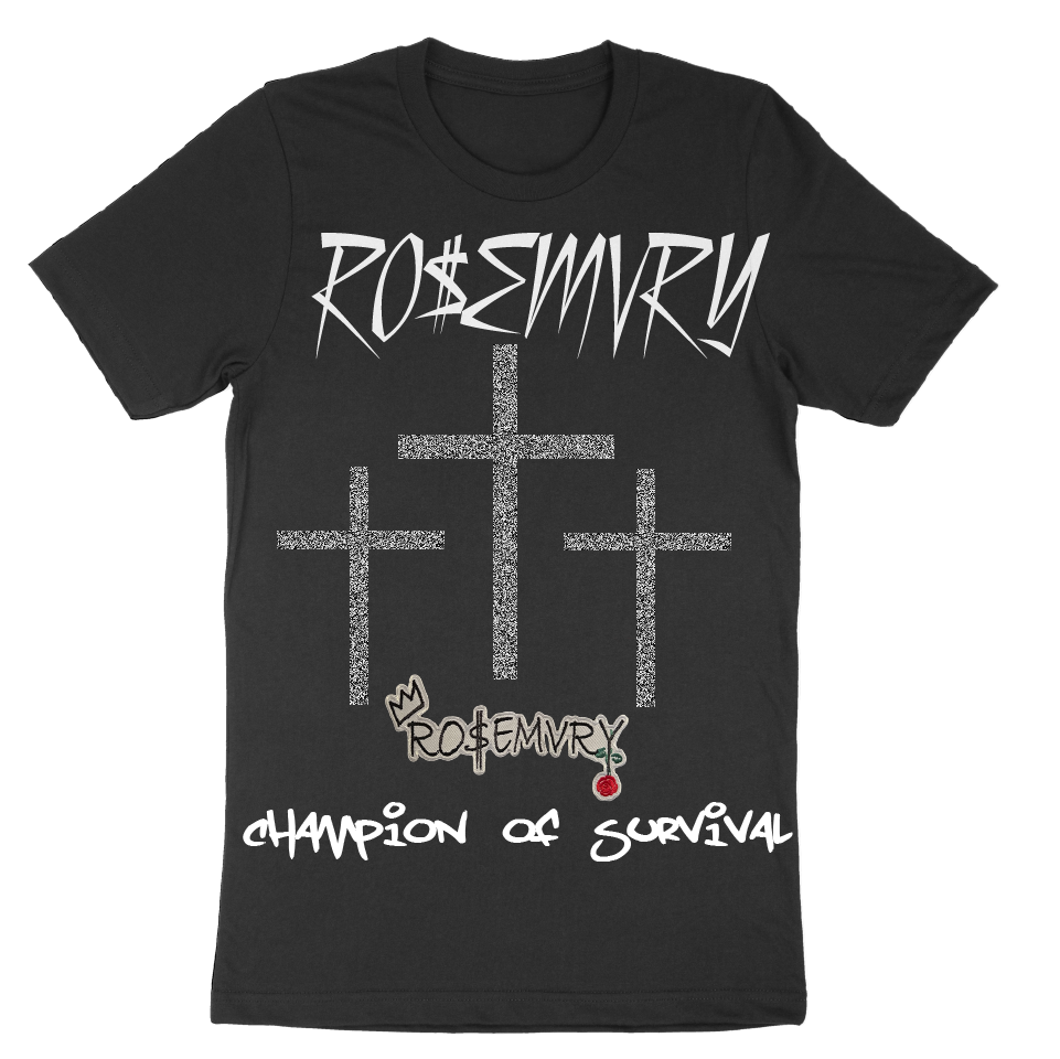 CHAMPION OF SURVIVAL TSHIRT (BLACK)