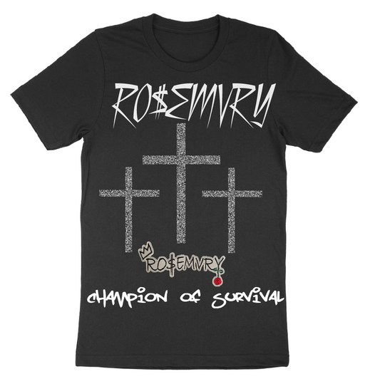 CHAMPION OF SURVIVAL TSHIRT (BLACK)