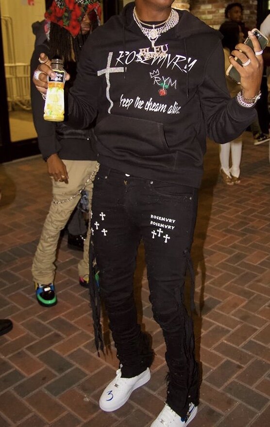 "SALVATION" XGARRERATED DENIM (BLACK)