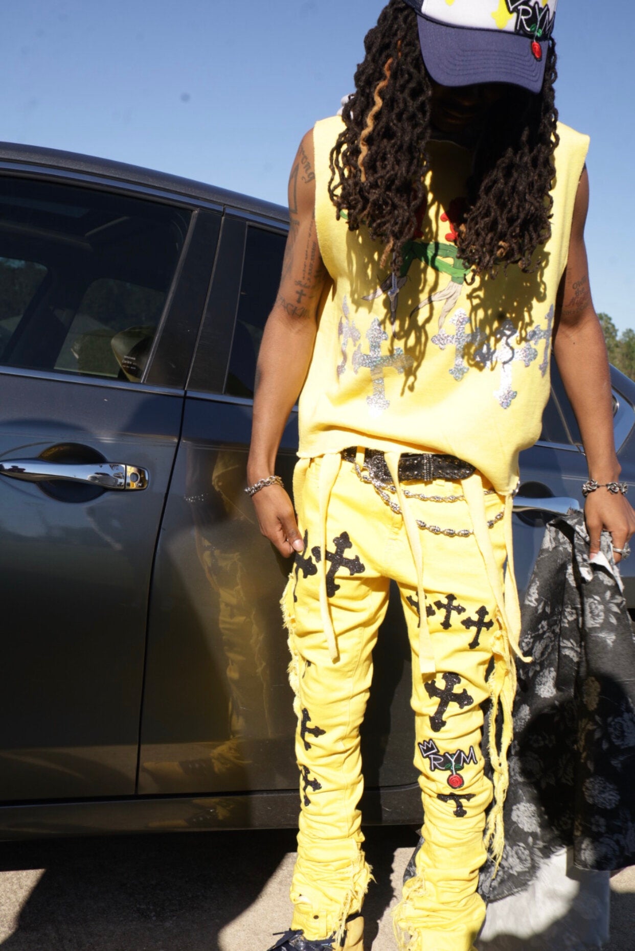 RARE LEMON XAGGERATED DENIMS