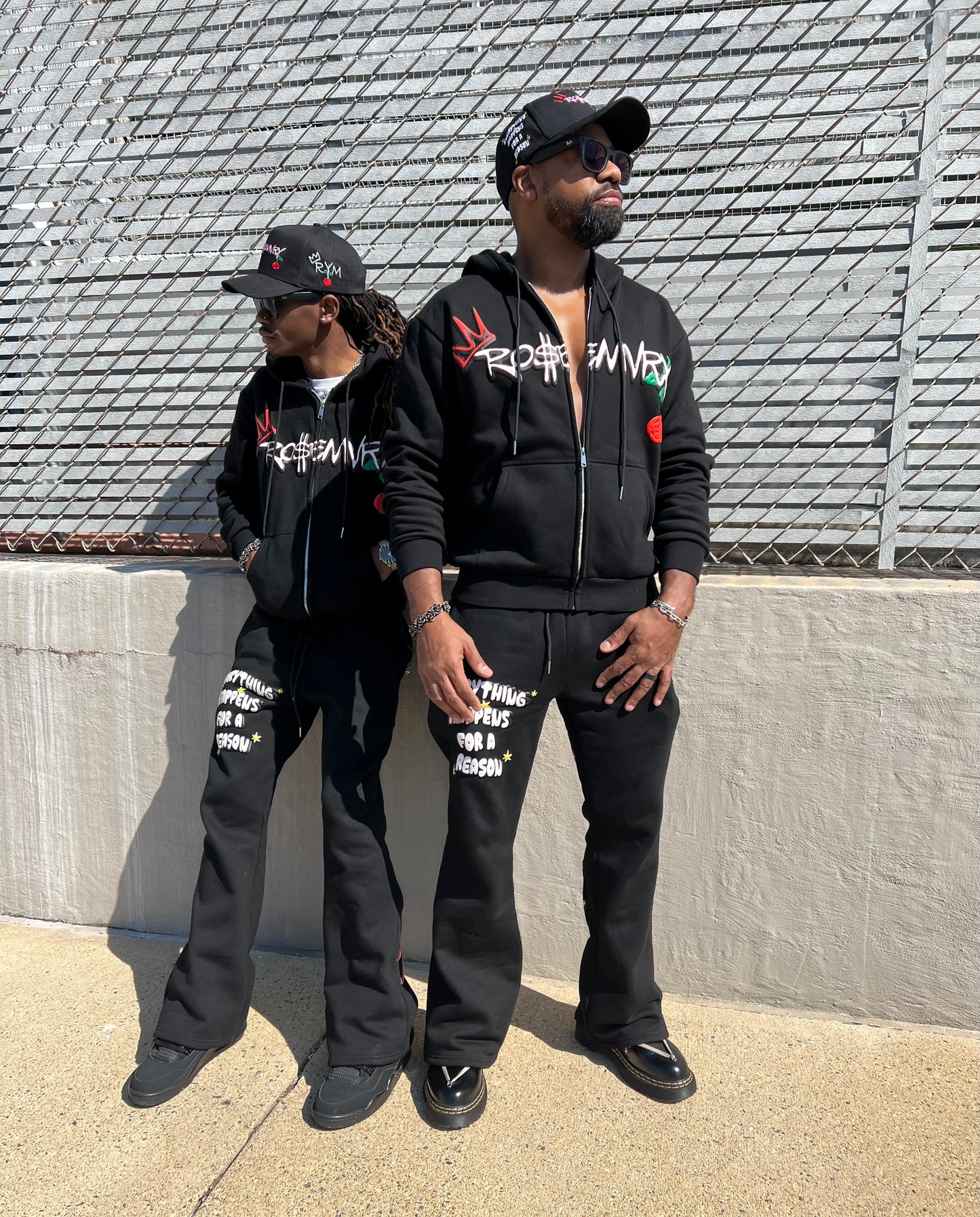 "FATE" BLACK HOODIE SET