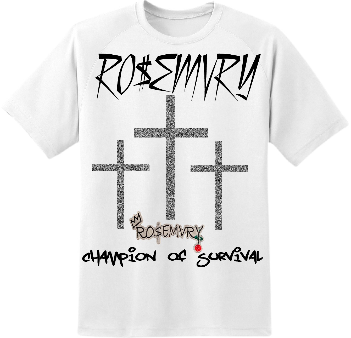 CHAMPION OF SURVIVAL TSHIRT (WHITE)